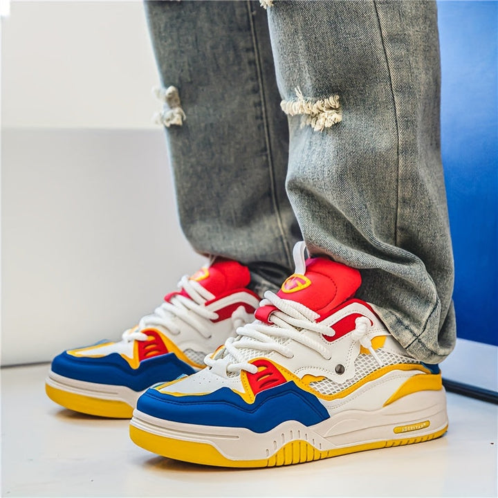 Baskets Chunky Homme à Semelle Crantée