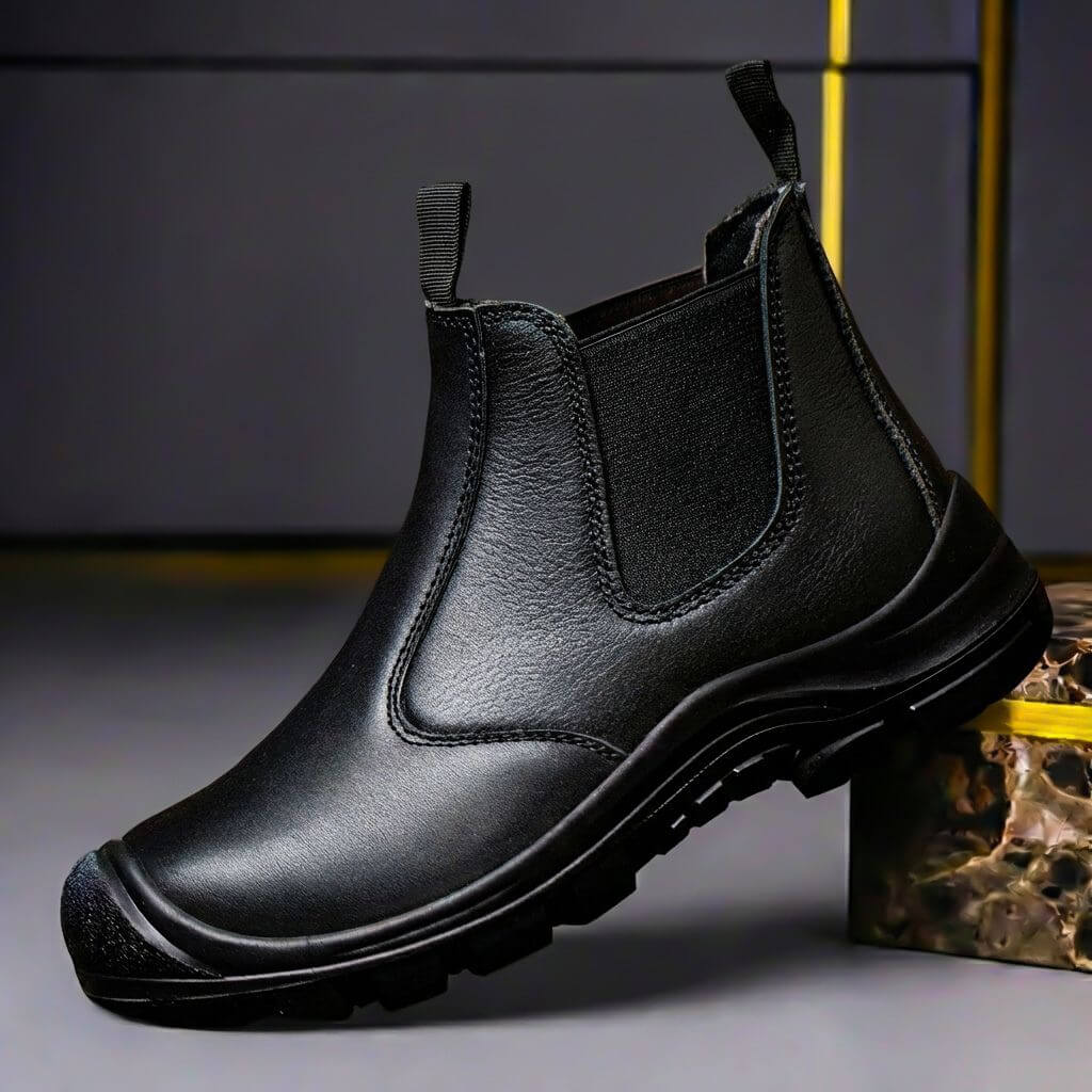 Bottes Chelsea Homme En Daim Avec Semelle Crantée