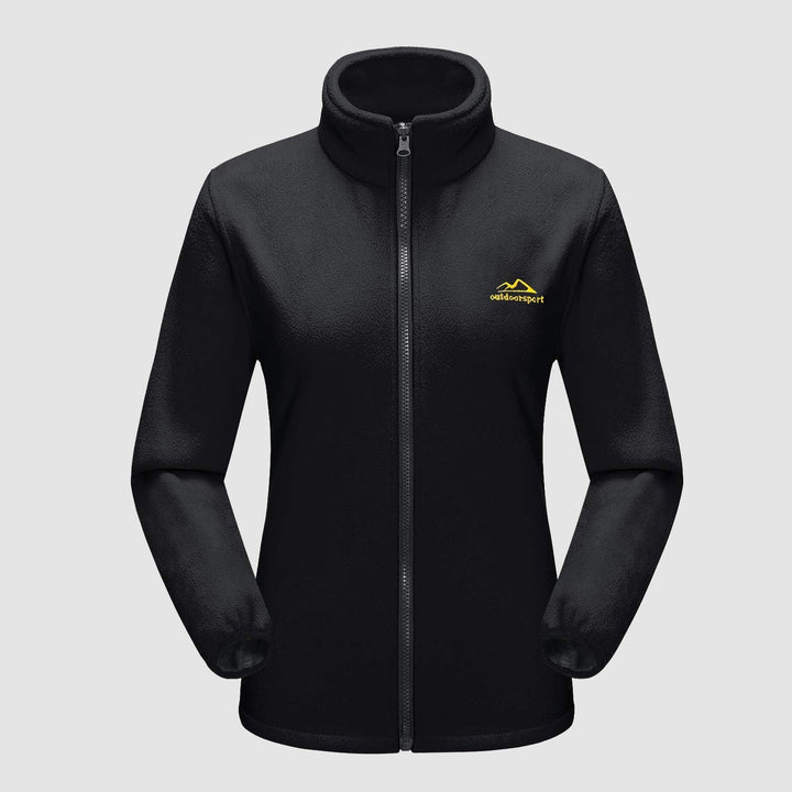 Veste de Ski Femme 3 en 1 Imperméable Doublée Polaire à Capuche