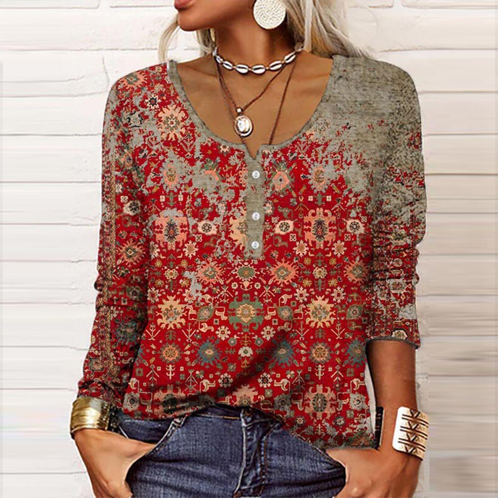 Haut Femme Style Nostalgique