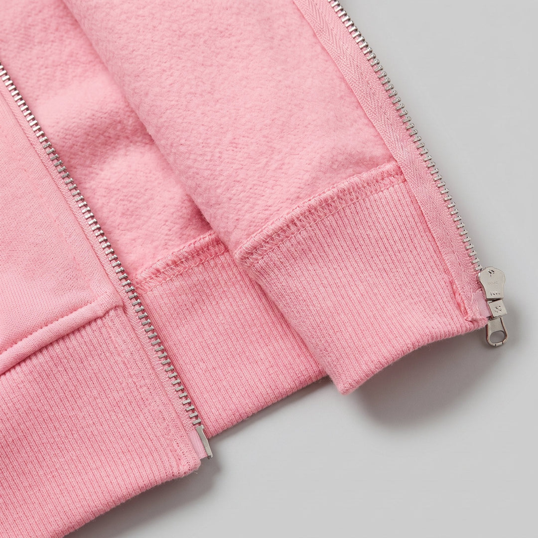 Ensemble Sweat à Capuche Zippé et Jogger Large pour Femme