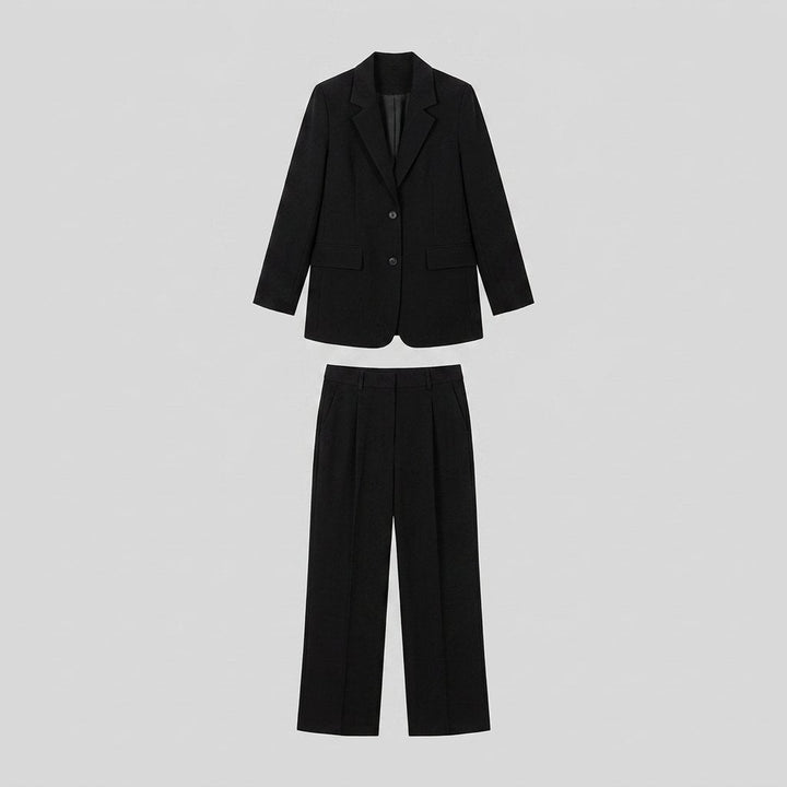 Ensemble Tailleur Blazer et Pantalon Large pour Femme