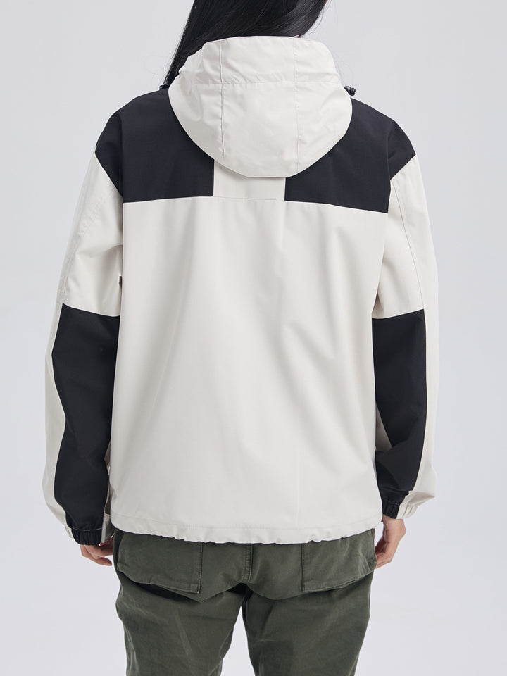 Veste Outdoor avec Capuche et Doublure Polaire pour Femme
