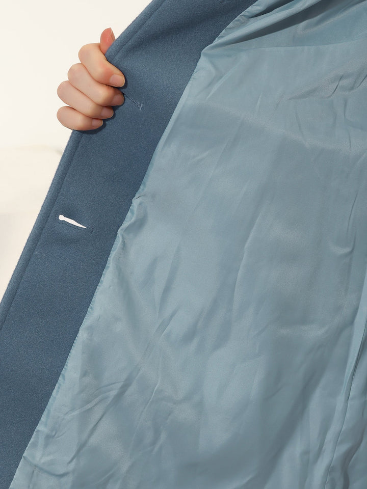 Trench Manteau Femme d’Hiver à Boutonnage Simple