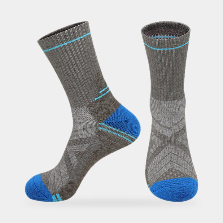 Chaussettes de Randonnée Homme Mélange Laine Rembourrées