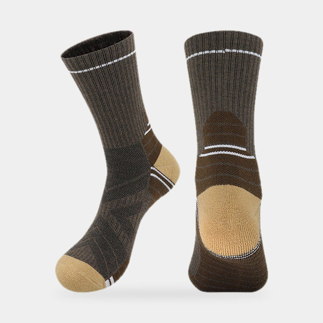Chaussettes de Randonnée Homme Mélange Laine Rembourrées
