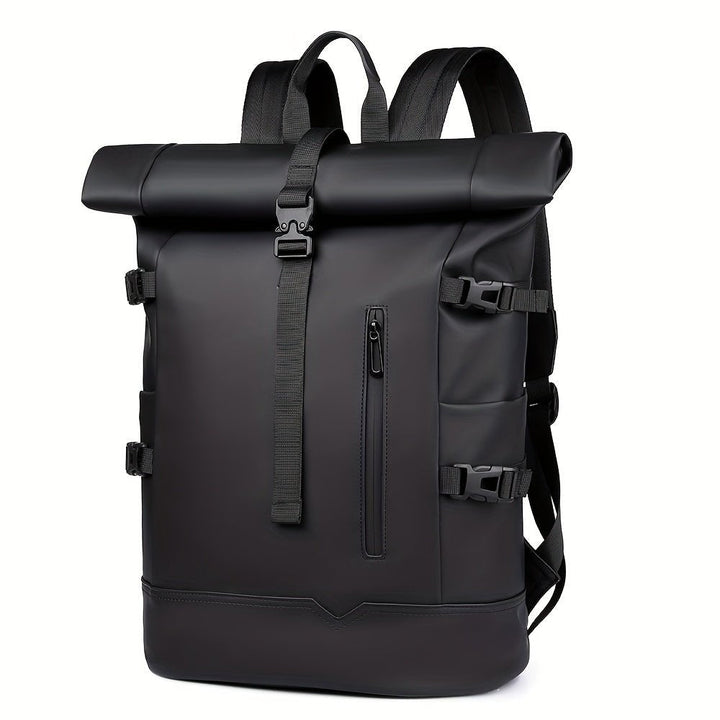 Sac à Dos Homme Roll-Top Déperlant avec Compartiment Ordinateur