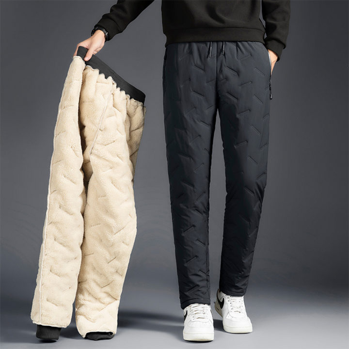 Pantalon d’Hiver Thermique Imperméable Femme avec Poches Zippées