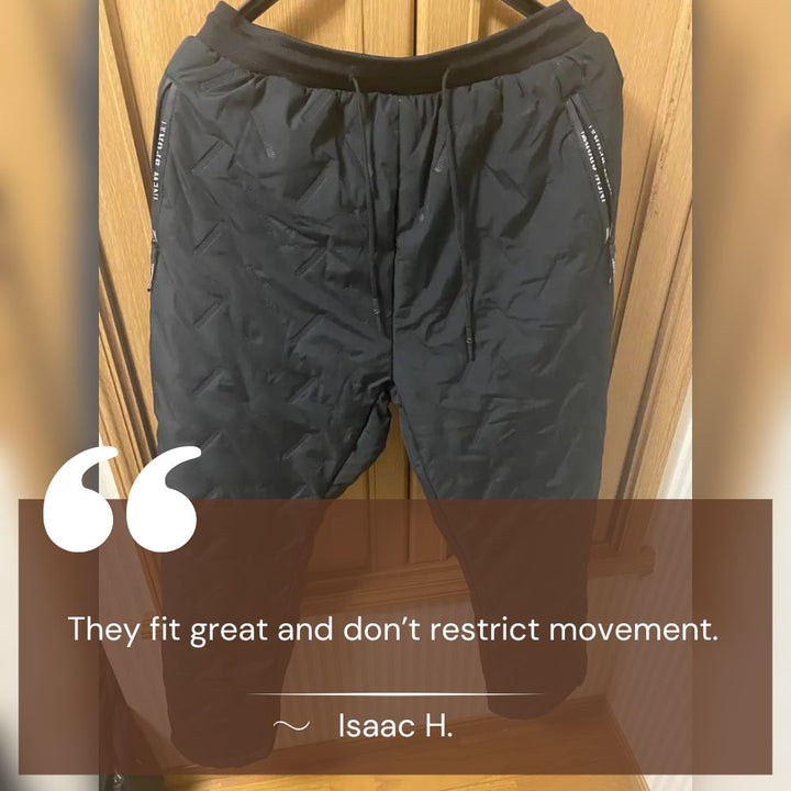 Pantalon d’Hiver Thermique Imperméable Femme avec Poches Zippées