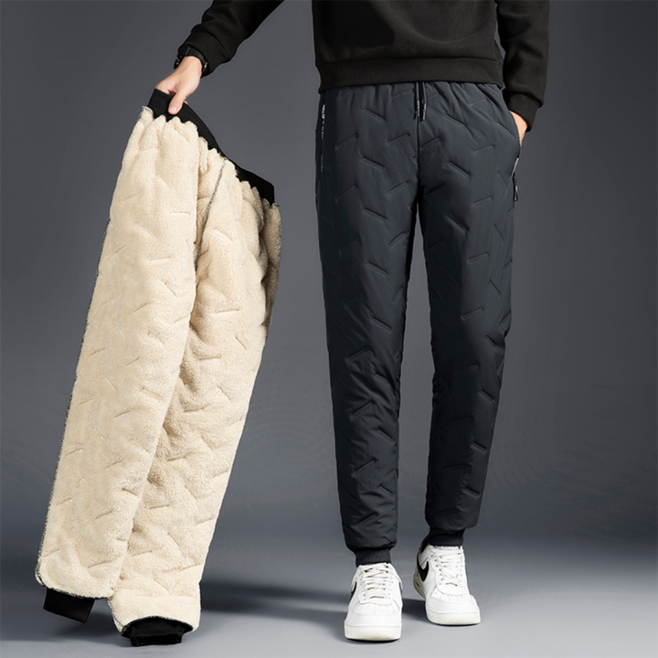 Pantalon d’Hiver Thermique Imperméable Femme avec Poches Zippées