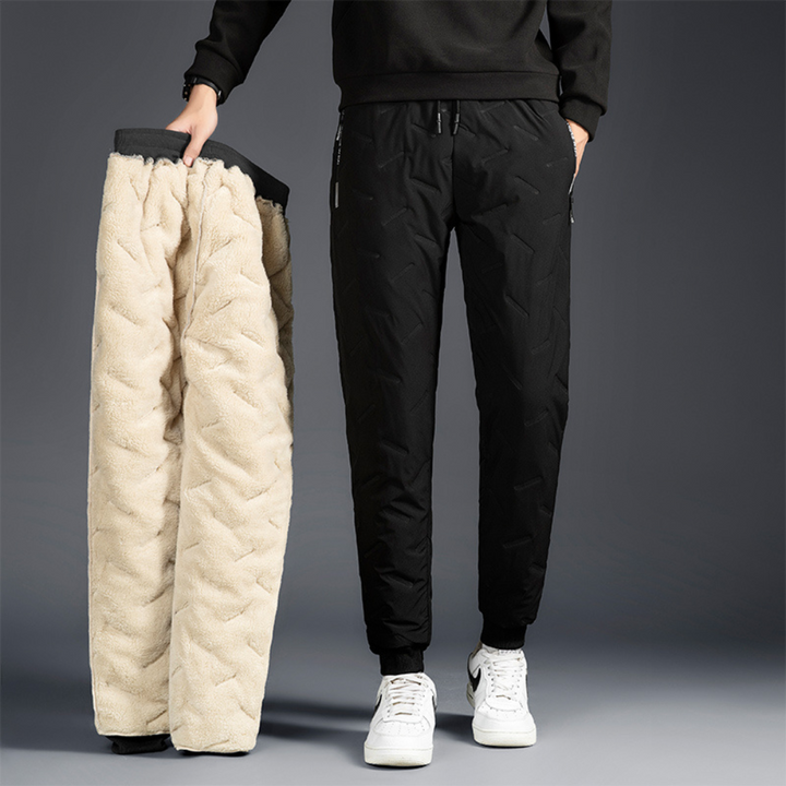 Pantalon d’Hiver Thermique Imperméable Femme avec Poches Zippées