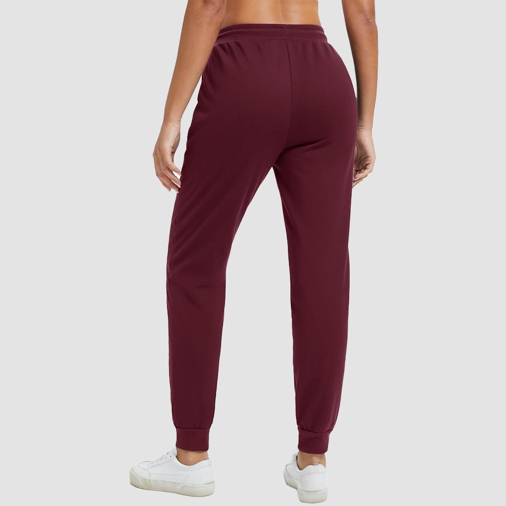 Jogging Femme Doublure Sherpa Taille À Cordon Et Chevilles Élastiquées