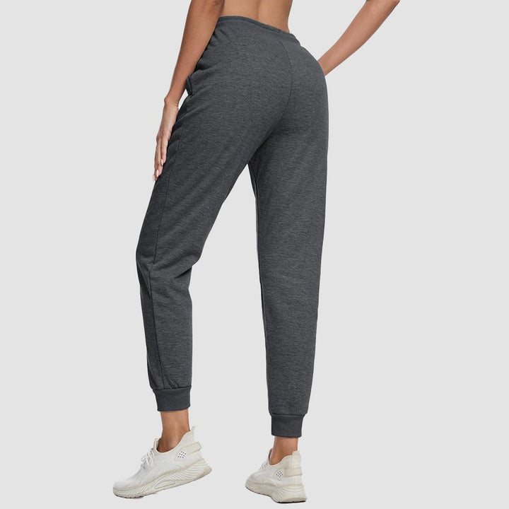 Jogging Femme Doublure Sherpa Taille À Cordon Et Chevilles Élastiquées