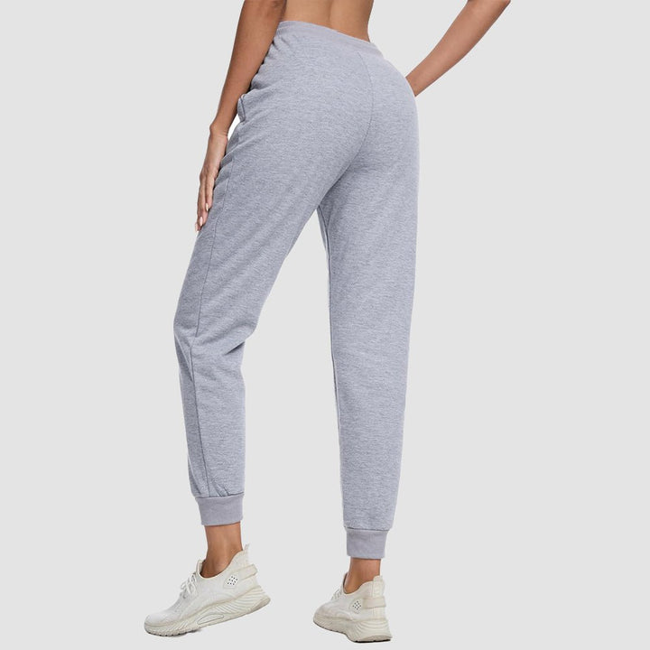Jogging Femme Doublure Sherpa Taille À Cordon Et Chevilles Élastiquées