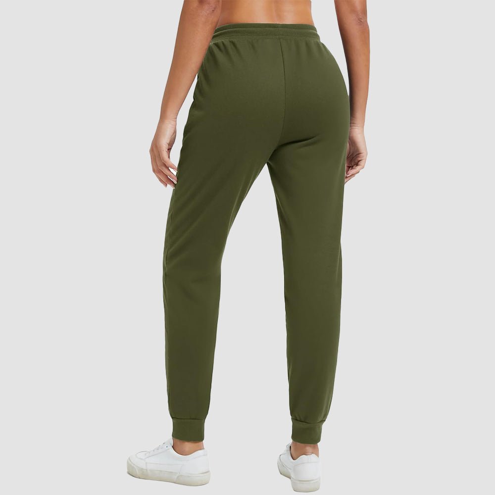 Jogging Femme Doublure Sherpa Taille À Cordon Et Chevilles Élastiquées